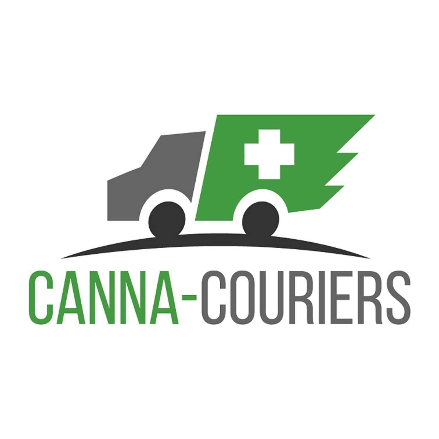 Canna-Couriers storefront banner - recreational marijuana delivery