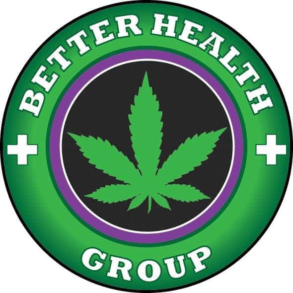 Better Health Group storefront banner - recreational marijuana dispensary