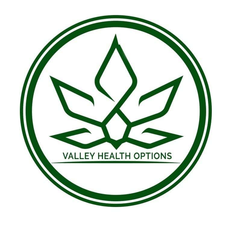 Valley Health Options storefront banner - recreational marijuana dispensary