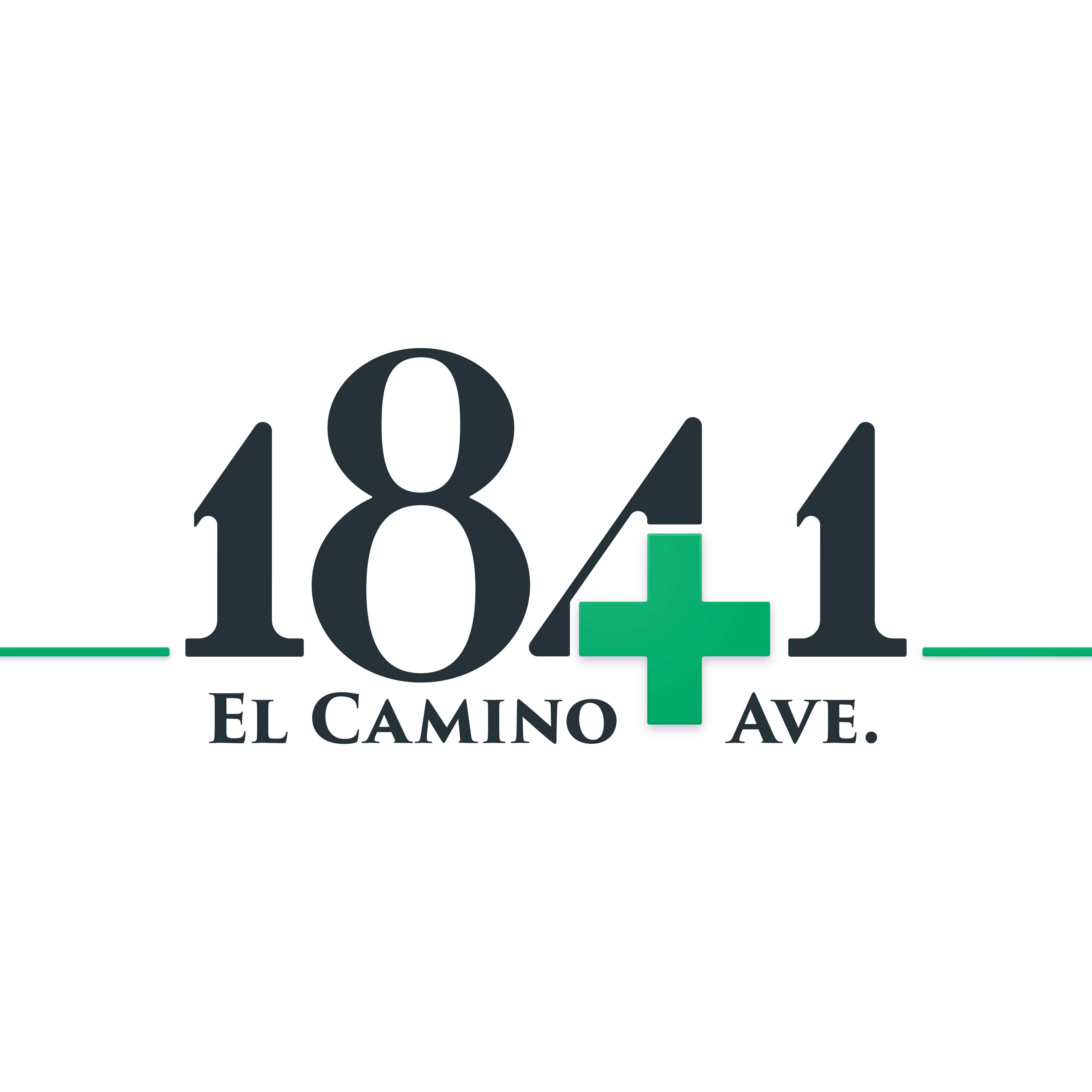 1841 El Camino storefront banner - recreational marijuana dispensary