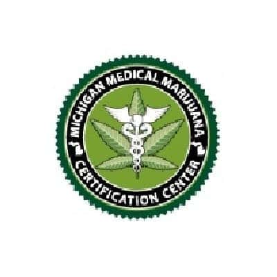 Michigan Medical Marijuana Certification Center storefront banner - recreational marijuana dispensary