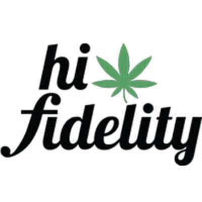 Hi-Fidelity storefront banner - recreational marijuana dispensary