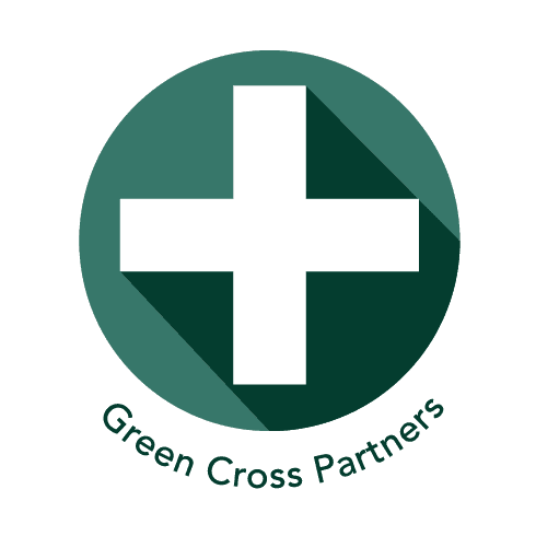 Green Cross Partners - Medical Marijuana Doctor Clinic storefront banner - recreational marijuana dispensary