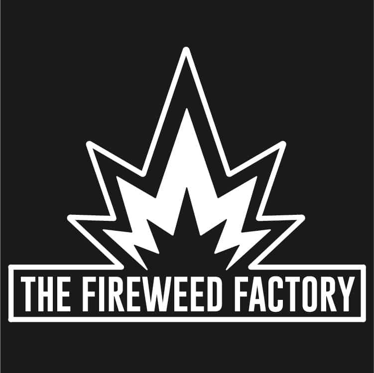 The Fireweed Factory storefront banner - recreational marijuana dispensary