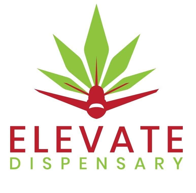 Elevate Dispensary storefront banner - recreational marijuana dispensary