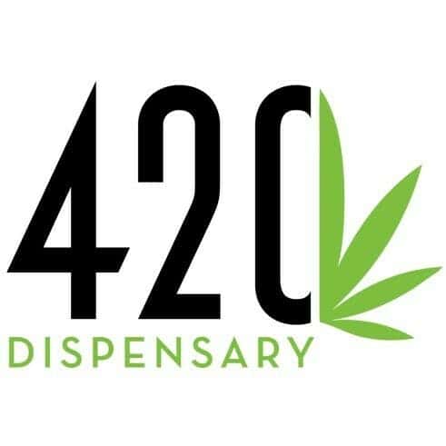 420 Dispensary storefront banner - recreational marijuana dispensary