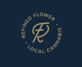 Refined Flower storefront banner - recreational marijuana dispensary