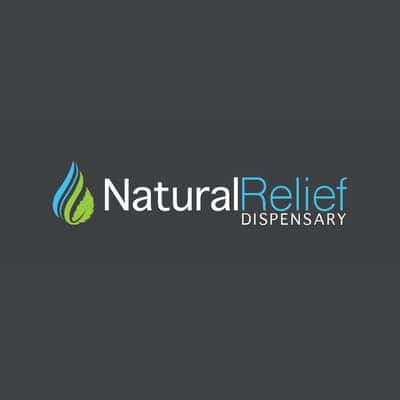 Natural Relief Dispensary storefront banner - recreational marijuana dispensary