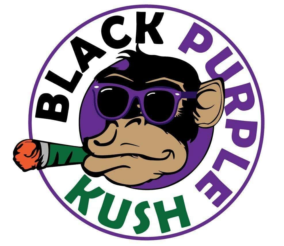 Black Purple Kush storefront banner - recreational marijuana dispensary