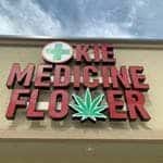 Okie Medicine Flower storefront banner - recreational marijuana dispensary