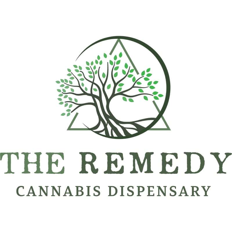The Remedy storefront banner - recreational marijuana dispensary