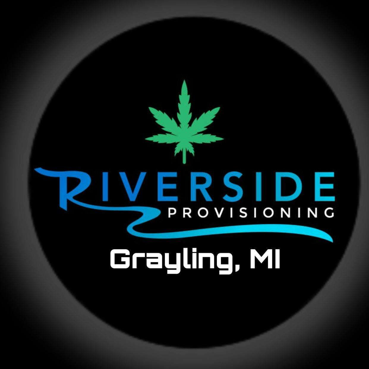 Riverside Provisioning storefront banner - recreational marijuana dispensary