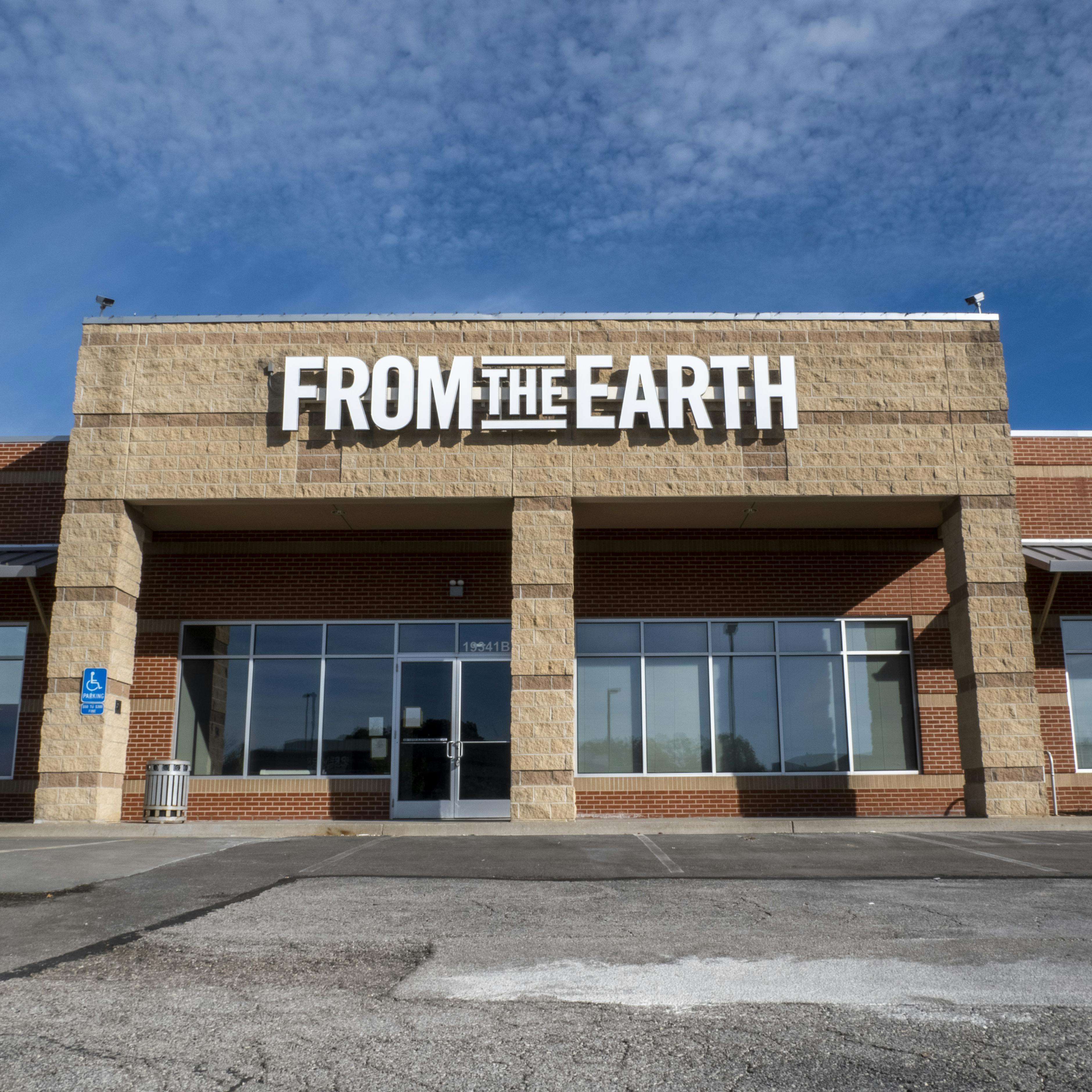 From The Earth Dispensary Independence storefront banner - recreational marijuana dispensary