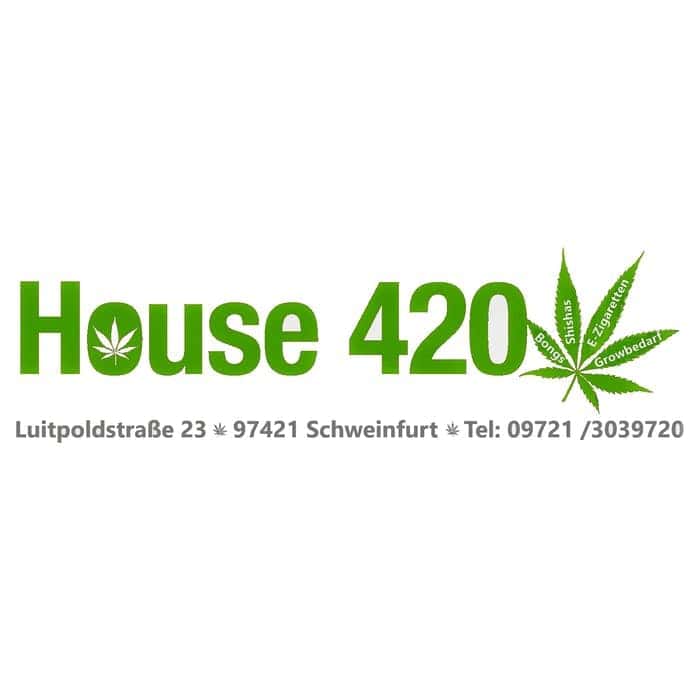 House 420 storefront banner - recreational marijuana dispensary