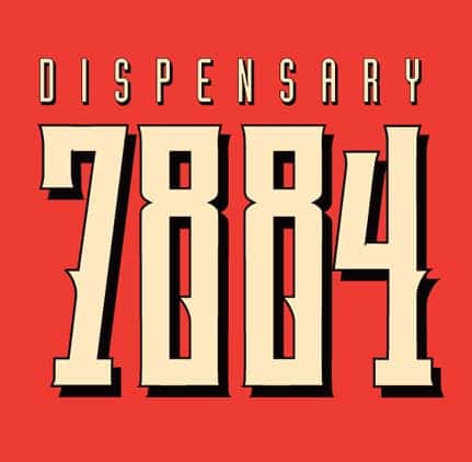 Dispensary 7884 storefront banner - recreational marijuana dispensary