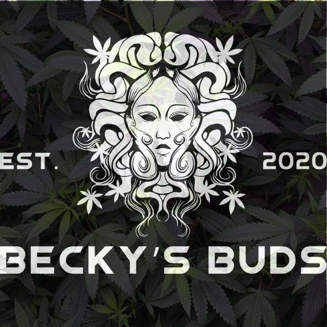 Becky's Buds storefront banner - recreational marijuana delivery