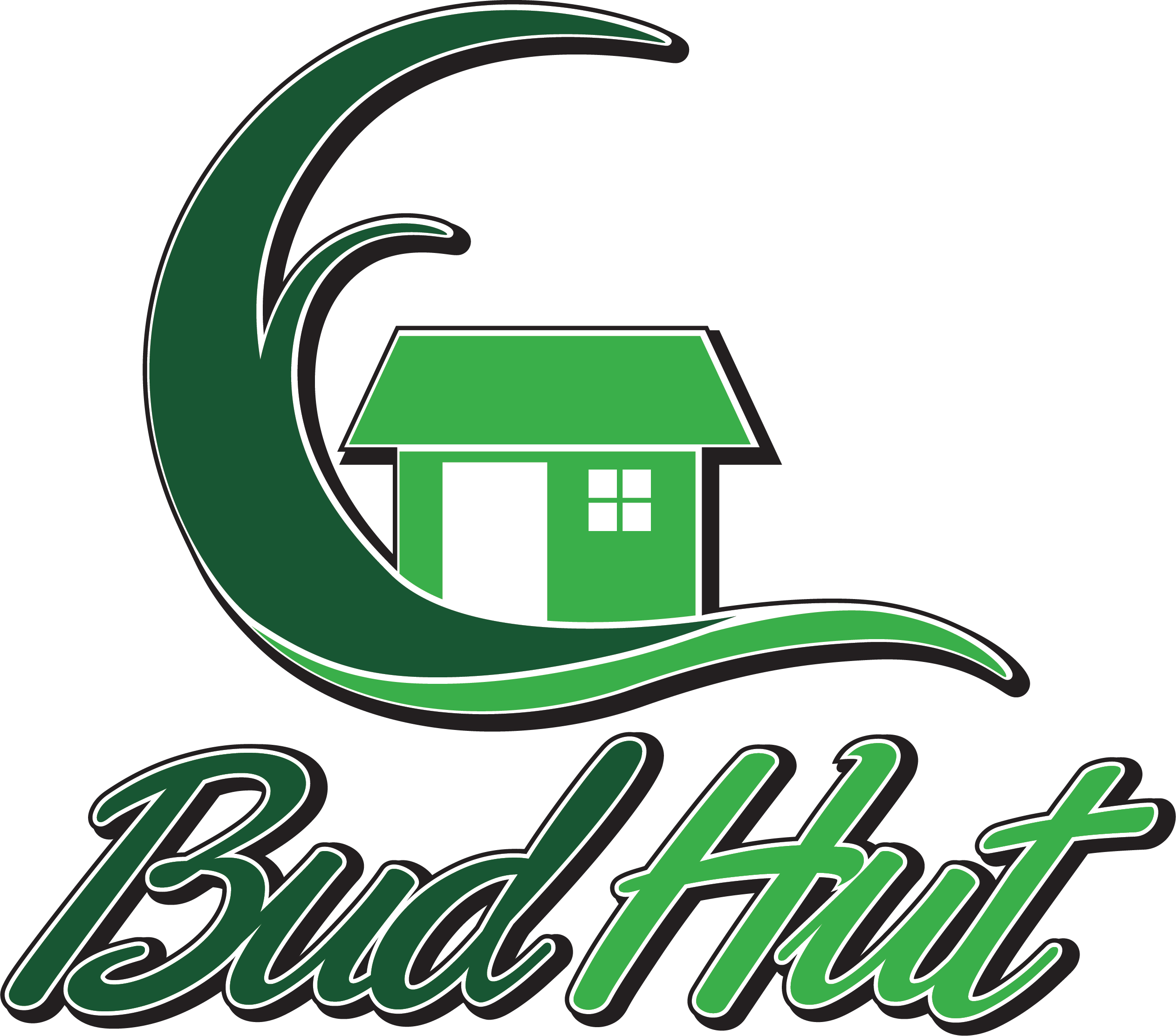 Bud Hut Everett storefront banner - recreational marijuana dispensary
