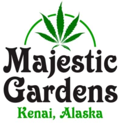 Majestic Gardens storefront banner - recreational marijuana dispensary