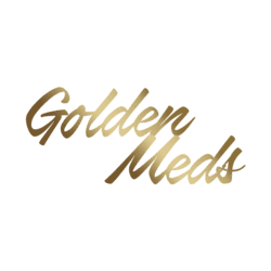 Golden Meds - Broadway St. storefront banner - recreational marijuana dispensary