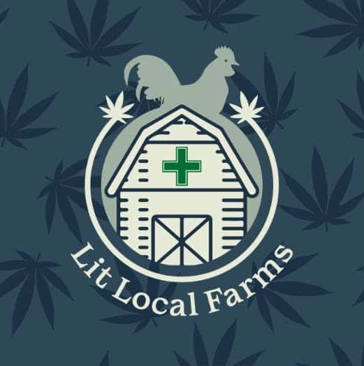 Lit Local Farms storefront banner - recreational marijuana delivery