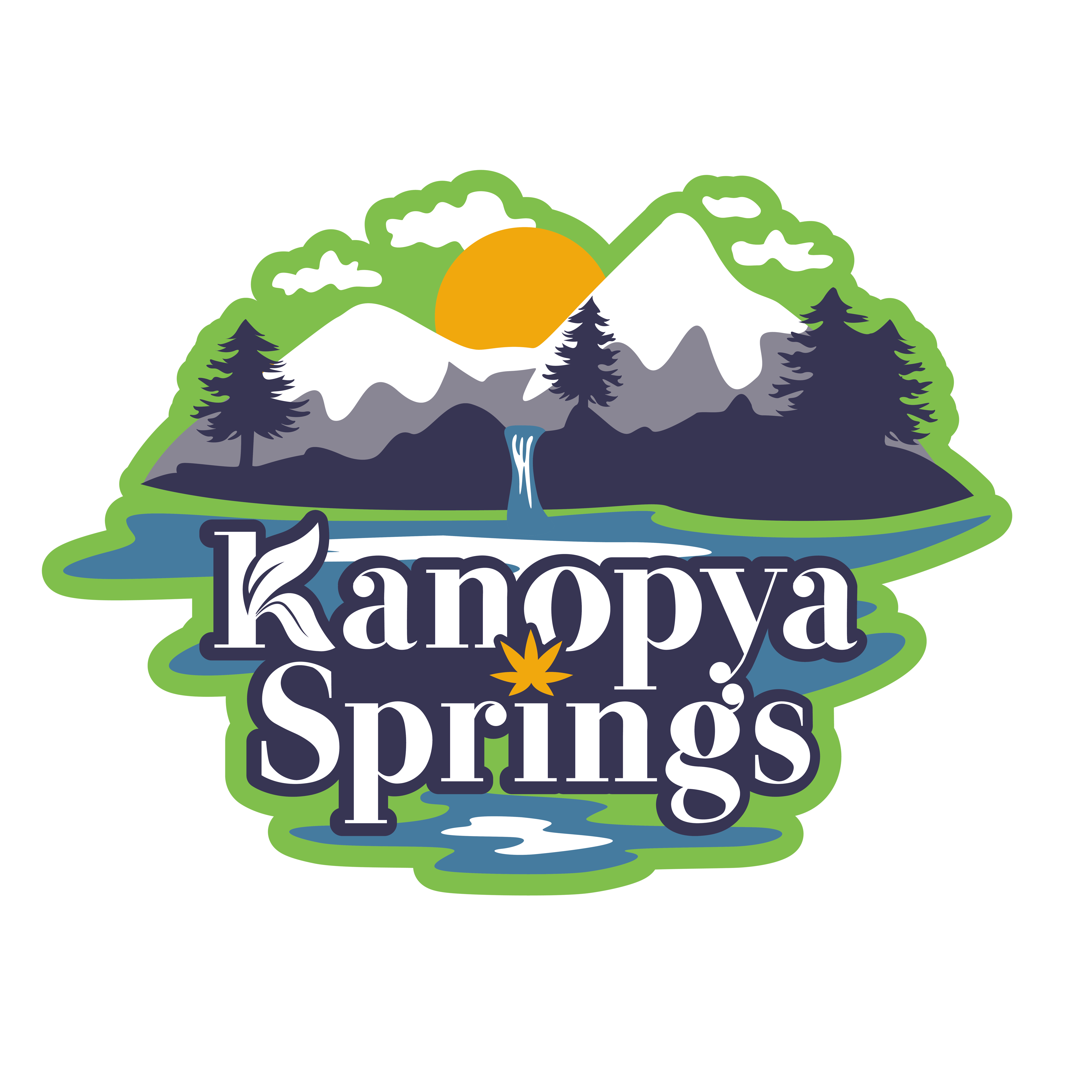 Kanopya Springs storefront banner - recreational marijuana dispensary