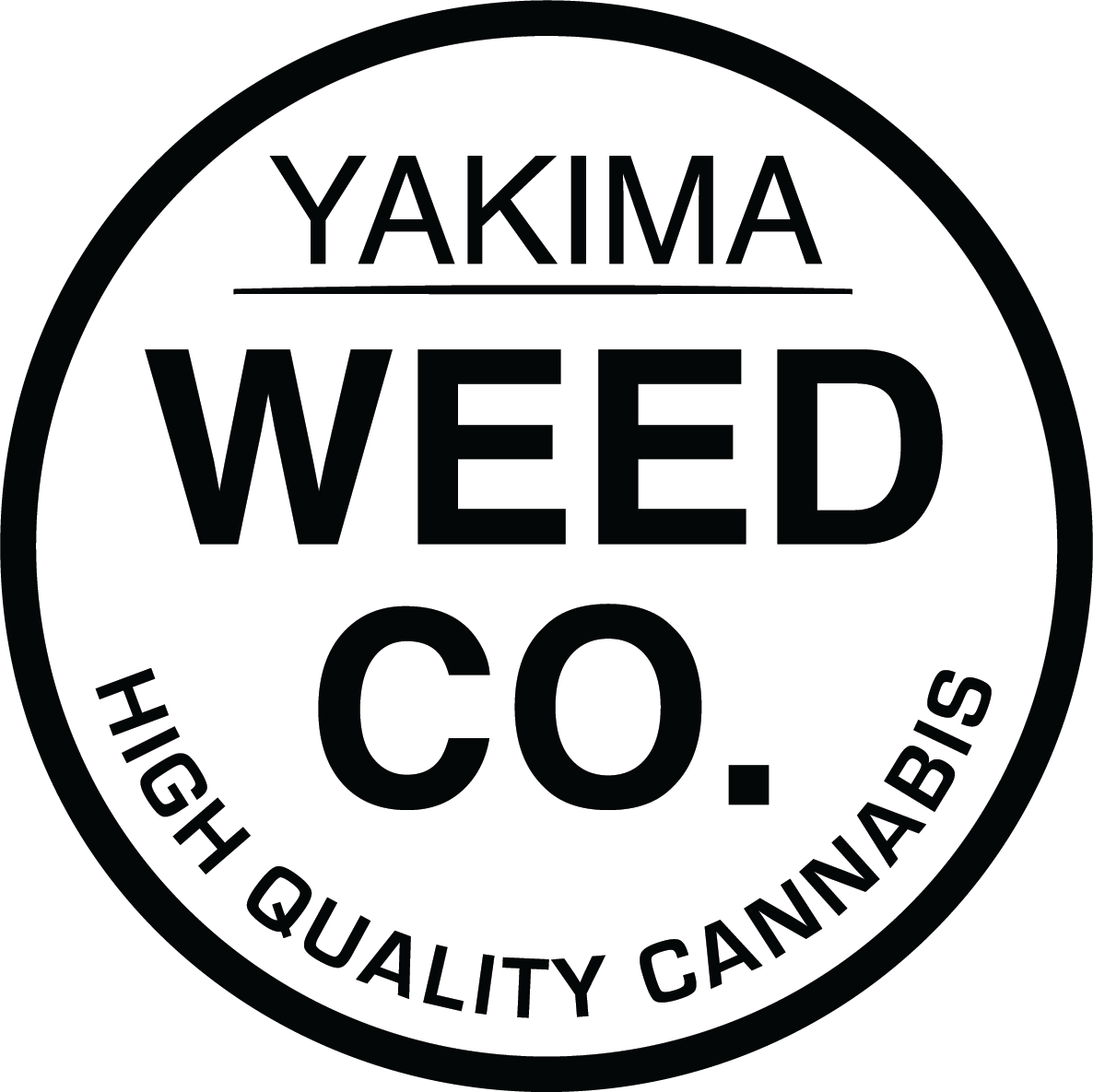 Yakima Weed Co South storefront banner - recreational marijuana dispensary