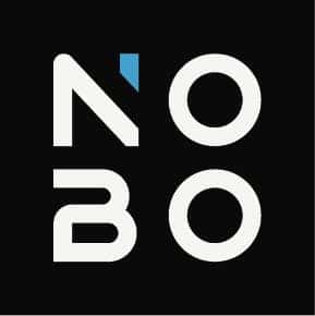NOBO - Benton Harbor storefront banner - recreational marijuana dispensary