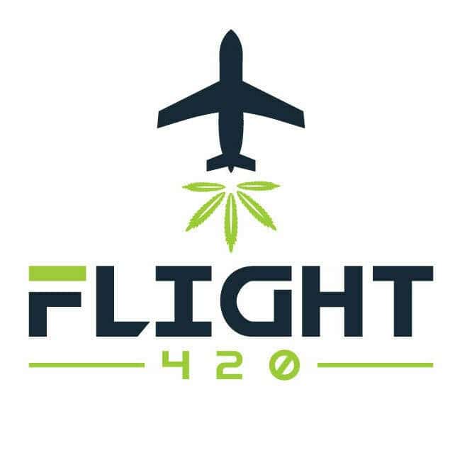 Flight 420 - West Siloam Springs storefront banner - recreational marijuana dispensary