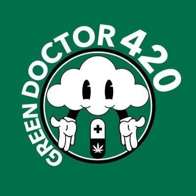 Green Doctor 420 - NW 150TH ST storefront banner - recreational marijuana dispensary