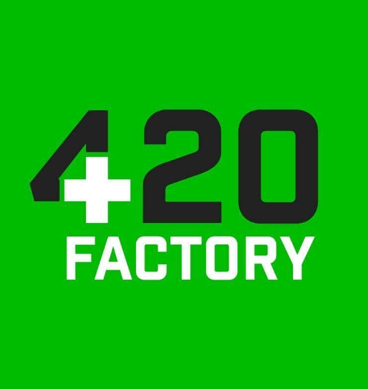 420 Factory - NOW REC storefront banner - recreational marijuana dispensary