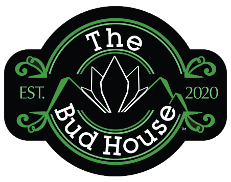 The Bud House storefront banner - recreational marijuana dispensary
