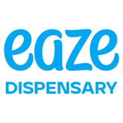 Eaze Dispensary storefront banner - recreational marijuana dispensary