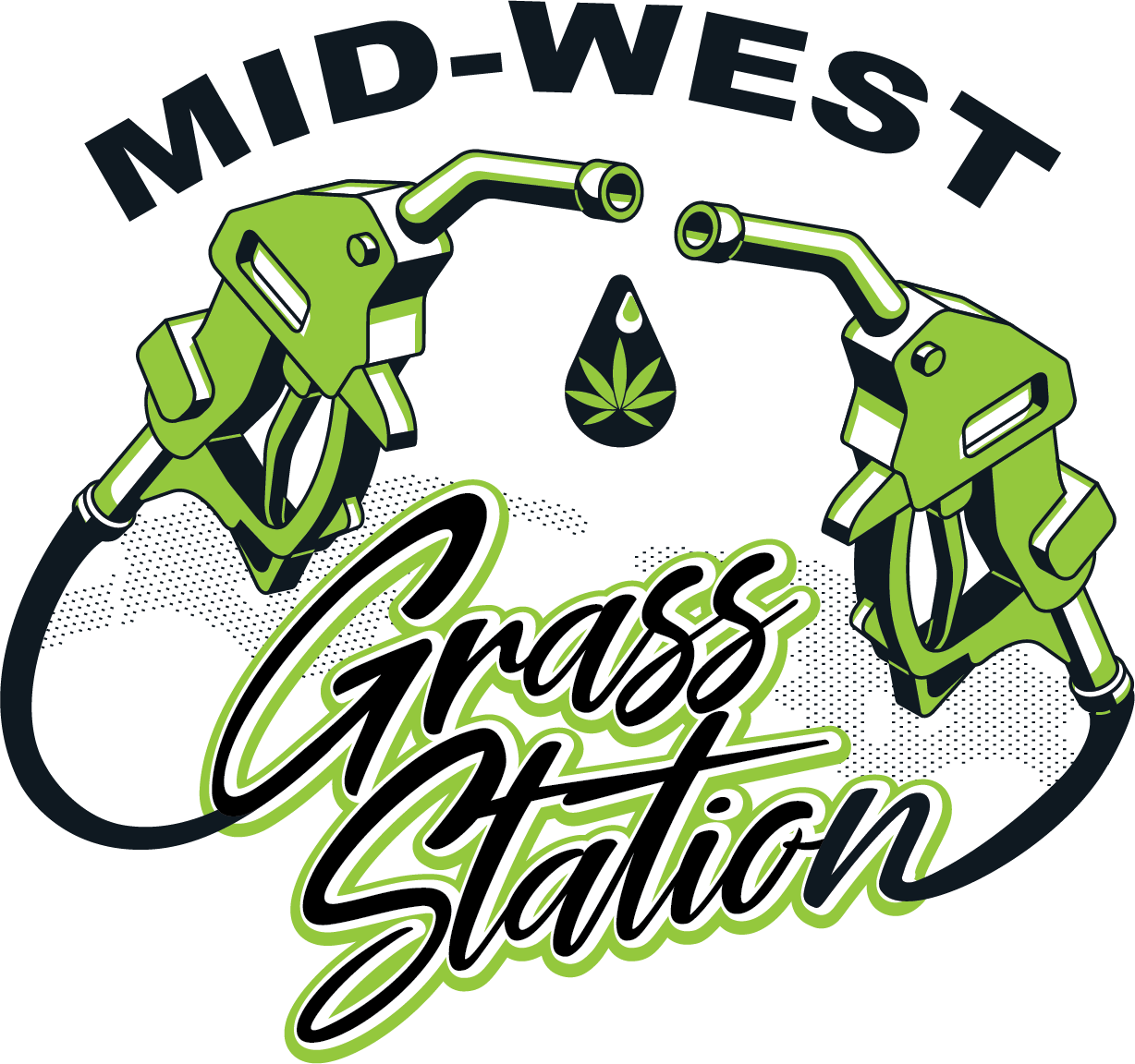 Mid-West Grass Station LLC storefront banner - recreational marijuana dispensary