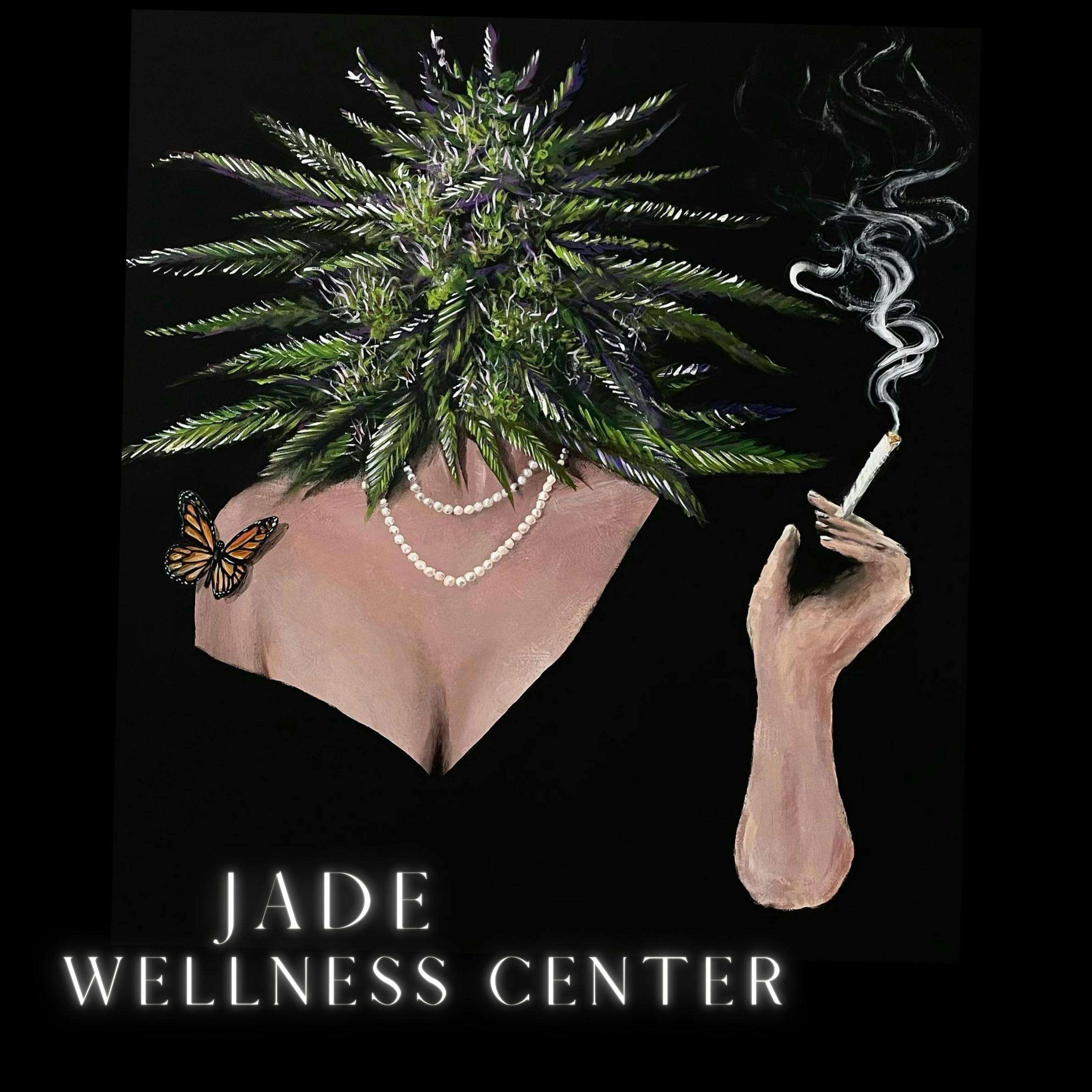 Jade Wellness Center storefront banner - recreational marijuana dispensary