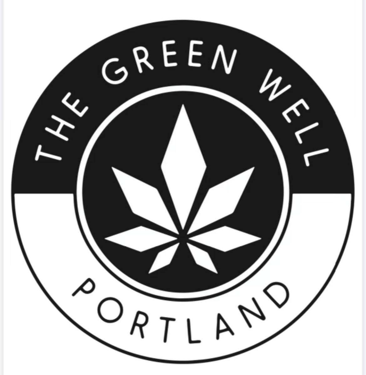 The Green Well storefront banner - recreational marijuana dispensary