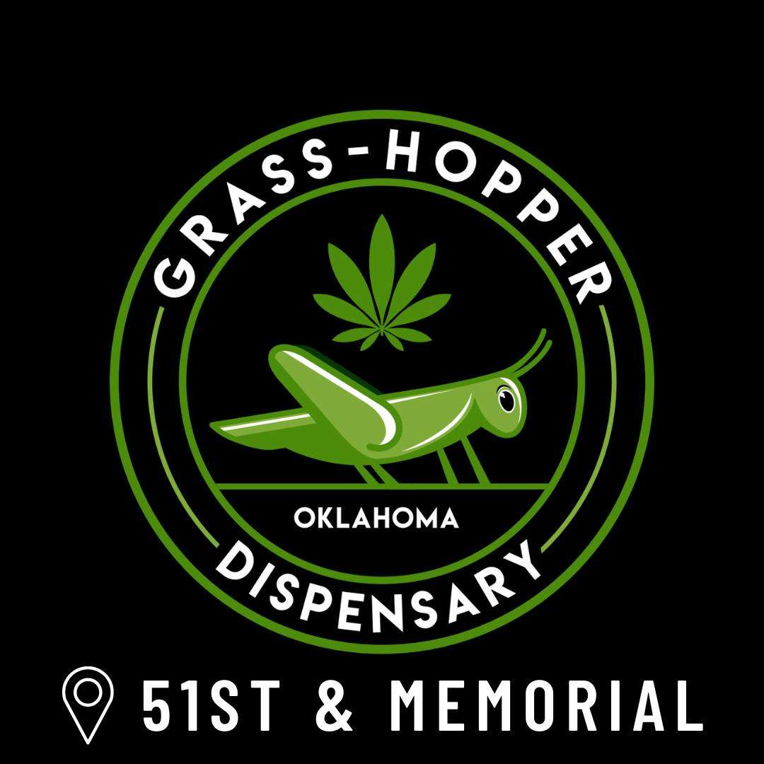 GrassHopper Dispensary storefront banner - recreational marijuana dispensary