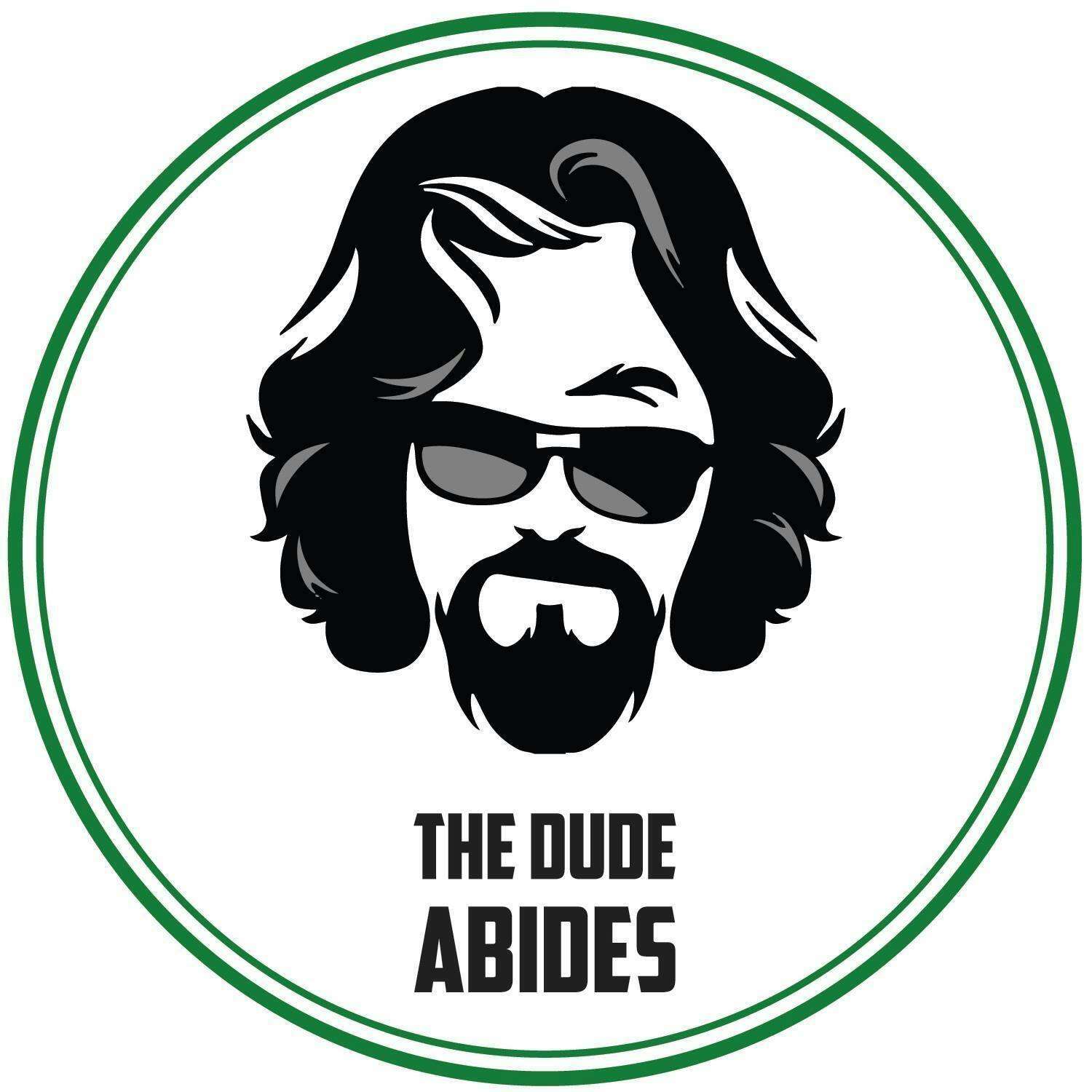 The Dude Abides - Sturgis storefront banner - recreational marijuana dispensary