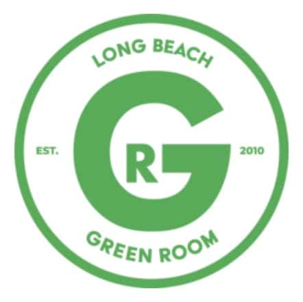 Long Beach Green Room storefront banner - recreational marijuana dispensary