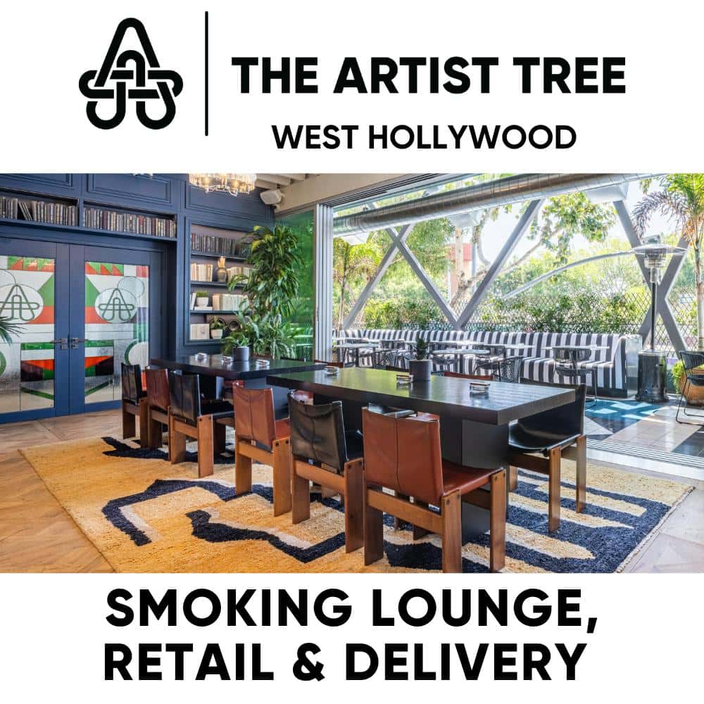 The Artist Tree Weed Dispensary - West Hollywood storefront banner - recreational marijuana dispensary