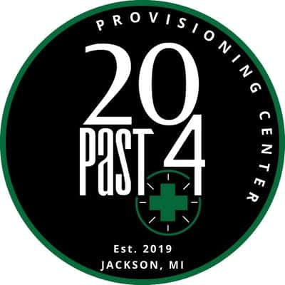 20 Past 4 Provisioning Center storefront banner - recreational marijuana dispensary
