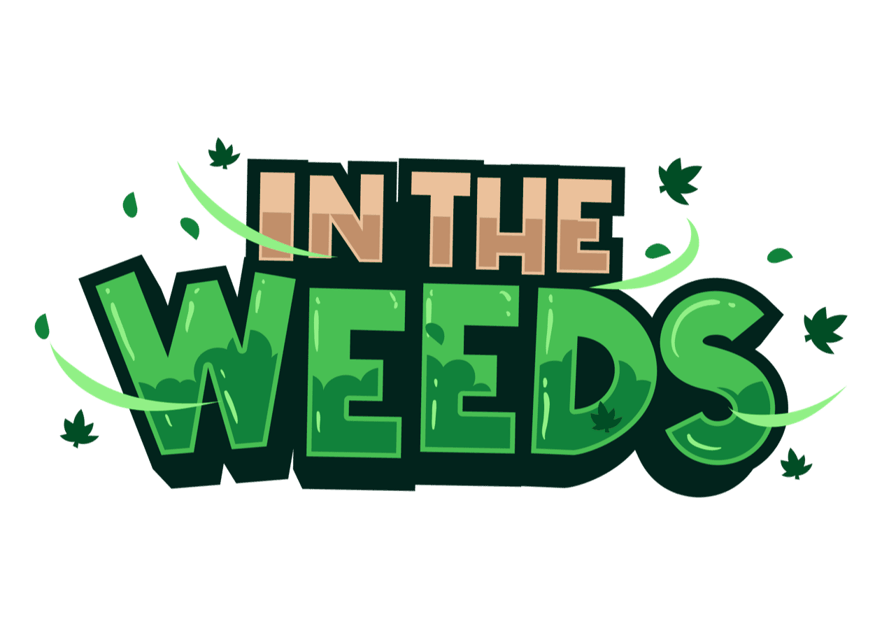 In The Weeds storefront banner - recreational marijuana dispensary