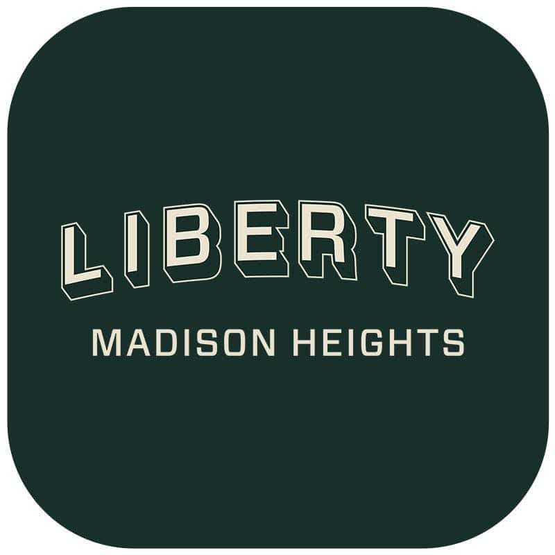 Liberty Madison Heights storefront banner - recreational marijuana dispensary