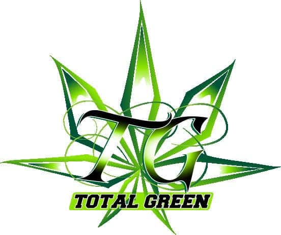 Total Green LLC storefront banner - recreational marijuana dispensary