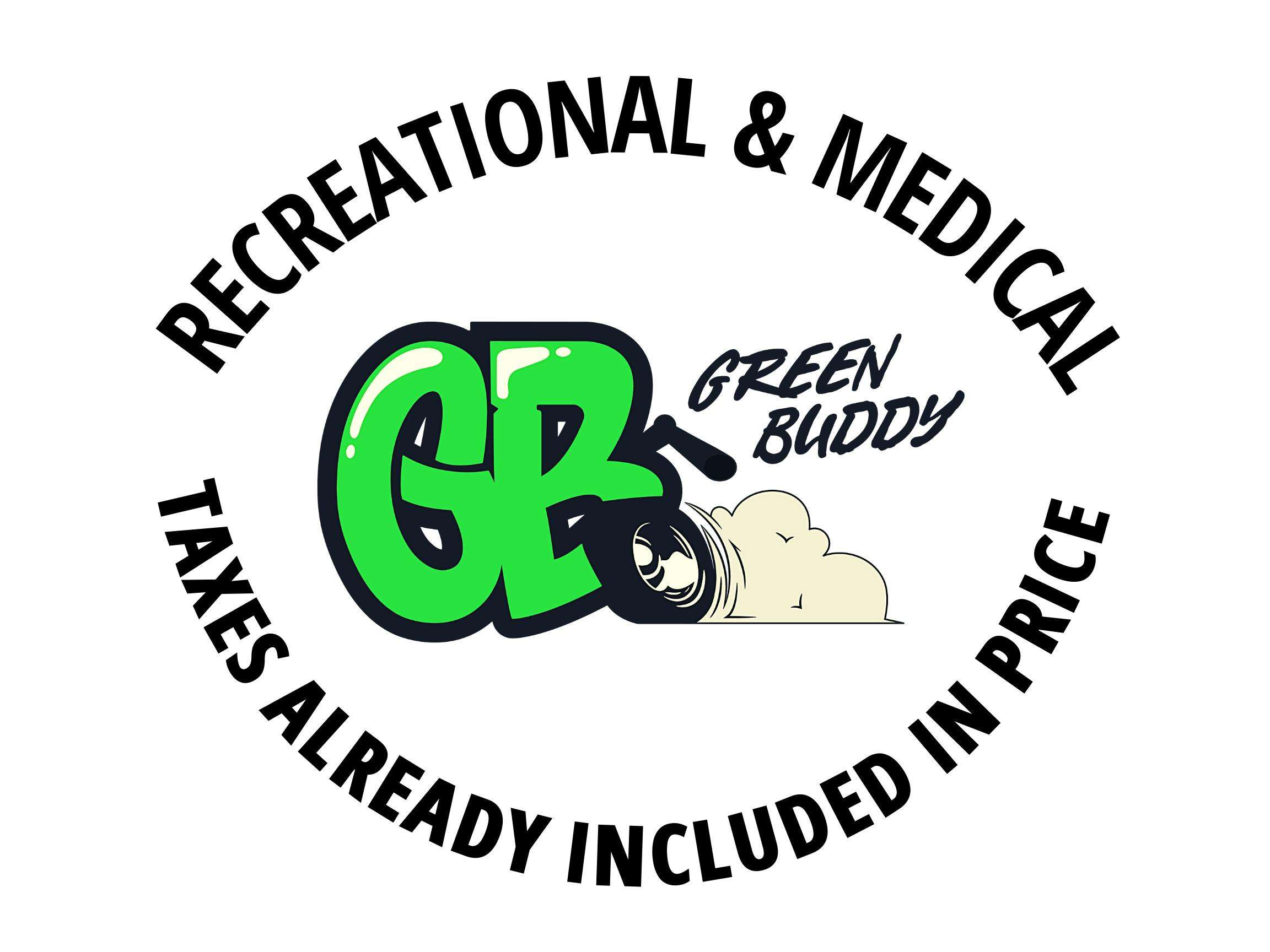 Green Buddy storefront banner - recreational marijuana delivery