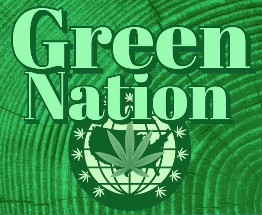 Green Nation #1 storefront banner - recreational marijuana dispensary
