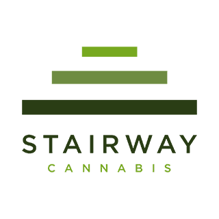 Stairway Cannabis storefront banner - recreational marijuana dispensary