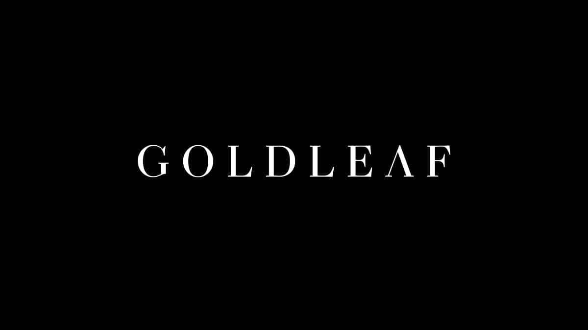 GOLDLEAF storefront banner - recreational marijuana dispensary