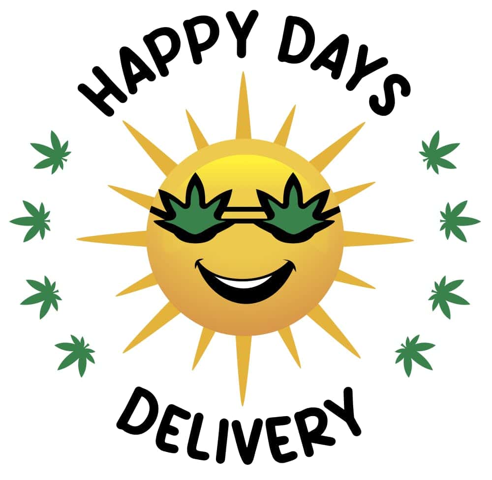 Happy Days Delivery storefront banner - recreational marijuana delivery