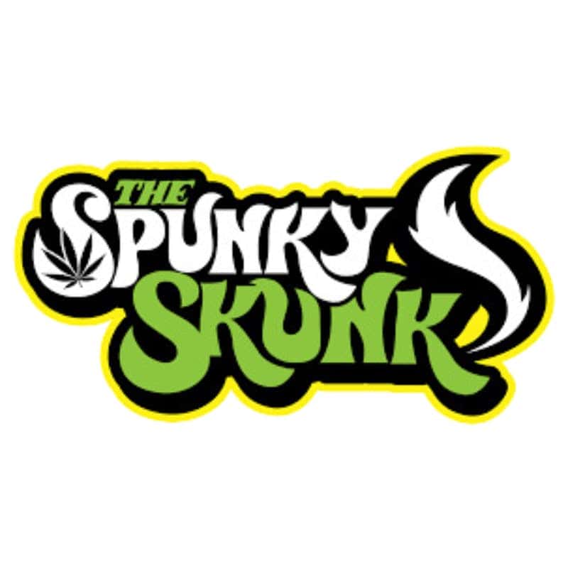 The Spunky Skunk storefront banner - recreational marijuana dispensary