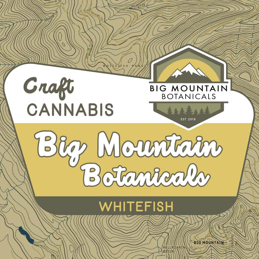 Big Mountain Botanicals - Whitefish storefront banner - recreational marijuana dispensary